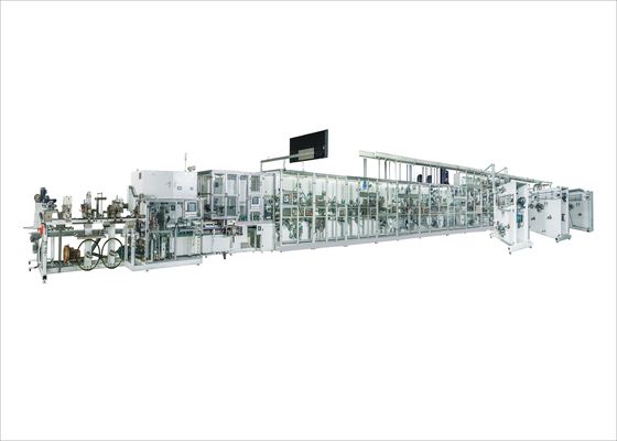 Full Servo HAINA 1000PPM 280mm Sanitary Napkins Production Plant