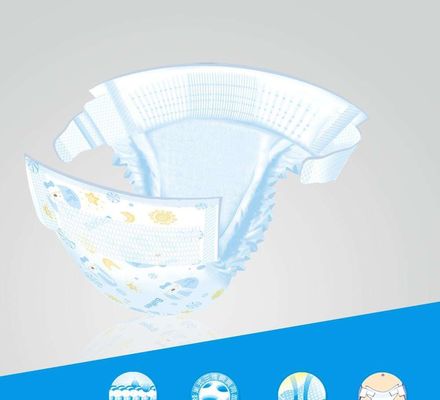 Auto Packing 800PPM 380V 50HZ Big Waist Band Baby Diaper Equipment