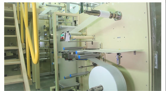 100 Tons Mitsubishi System 300kw Baby Diaper Manufacturing Machine