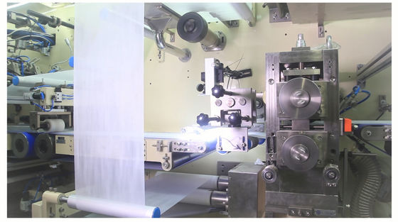 100 Tons Mitsubishi System 300kw Baby Diaper Manufacturing Machine