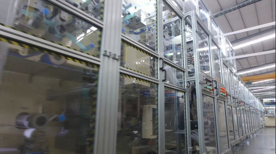 100 Tons Mitsubishi System 300kw Baby Diaper Manufacturing Machine