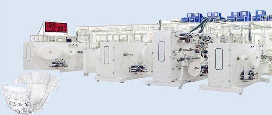 500pcs/Min Dual Phobic Nonwoven Diaper Manufacturing Plant