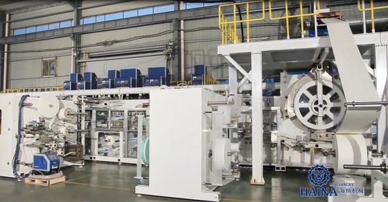HAINA Full Servo 0.6Mpa 100T Adult Diaper Production Line