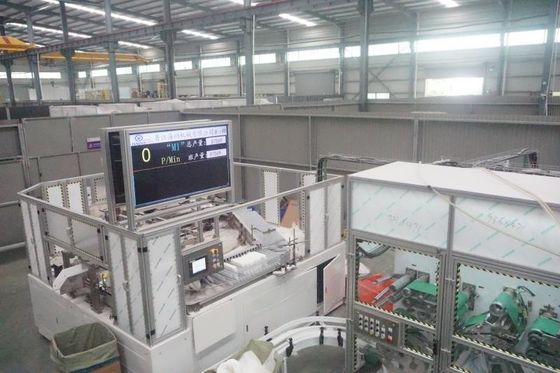 HMI Touch Screen 800*650mm Adult Diaper Making Machine