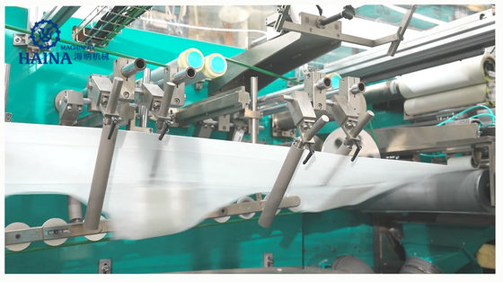 Simens System 0.6Mpa 2 Pieces Period Pad Making Machine