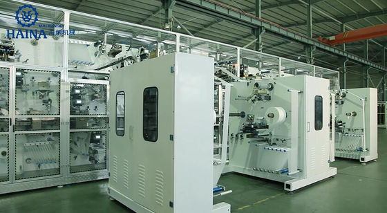 320KW 500pcs/Min Elastic Ear T Shape Diaper Manufacturing Machine