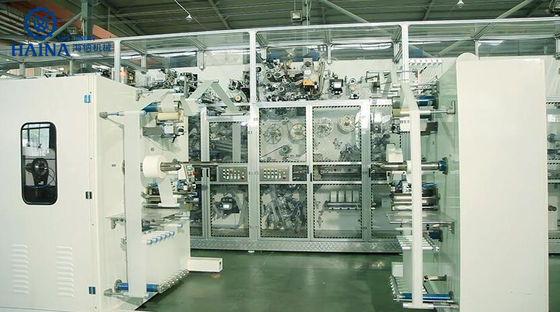 HAINA 85% Efficiency 380V 50HZ Diaper Manufacturing Machine