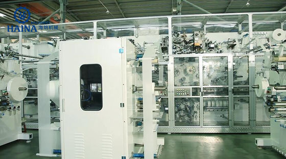 ISO9001 90 Tons 600PPM Diaper Manufacturing Machine