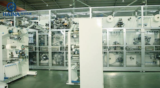 Mitsubishi System 600pcs/min Diaper Manufacturing Machine