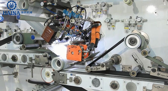 Full Servo 380KW 500A Pant Type Baby Diaper Making Machine Price