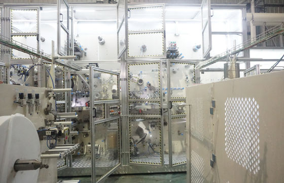 Mitsubishi System 380V 50HZ 320mm Sanitary Napkin Machine