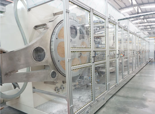 Full Automatic Mitsubishi Baby Diaper Machine 500 PPM 3% Defective Rate
