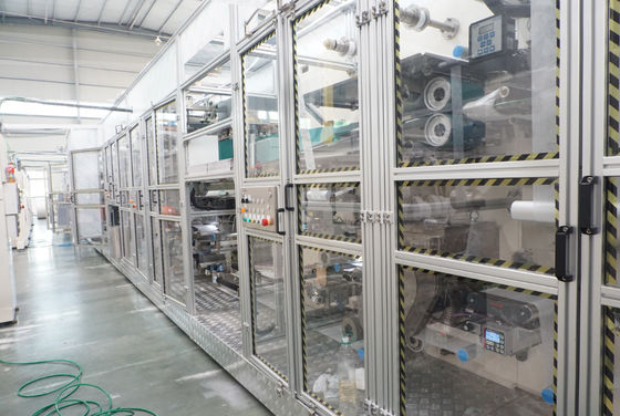 High Speed I Shape Full Servo Diaper Making Machine 3 Phase 380VAC