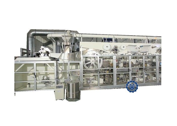 150KW 0.6Mpa Lady Sanitary Napkin Pad Machine With Auto Bagger