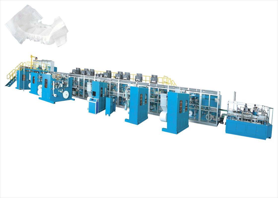 Three Phase 380V 0.8Mpa XL L M S NB Baby Diaper Machinery