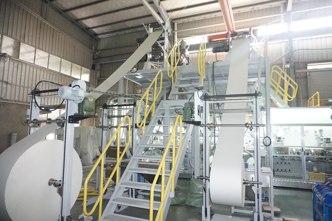 Web Guiding System 0.6Mpa 380V 50Hz 38*8*4.5m Adult Diaper Making Machine