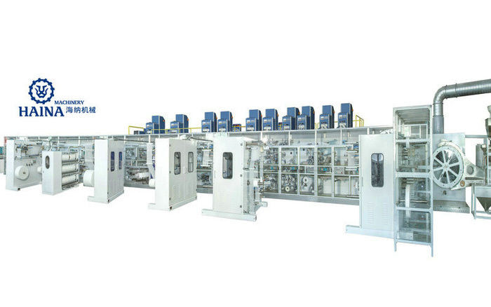 85% Efficiency 600pcs/Min S M L XL Diaper Production Machine