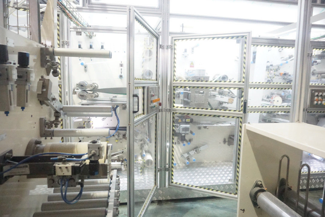 85% Efficiency 1000pcs/Min Sanitary Napkin Manufacturing Machine