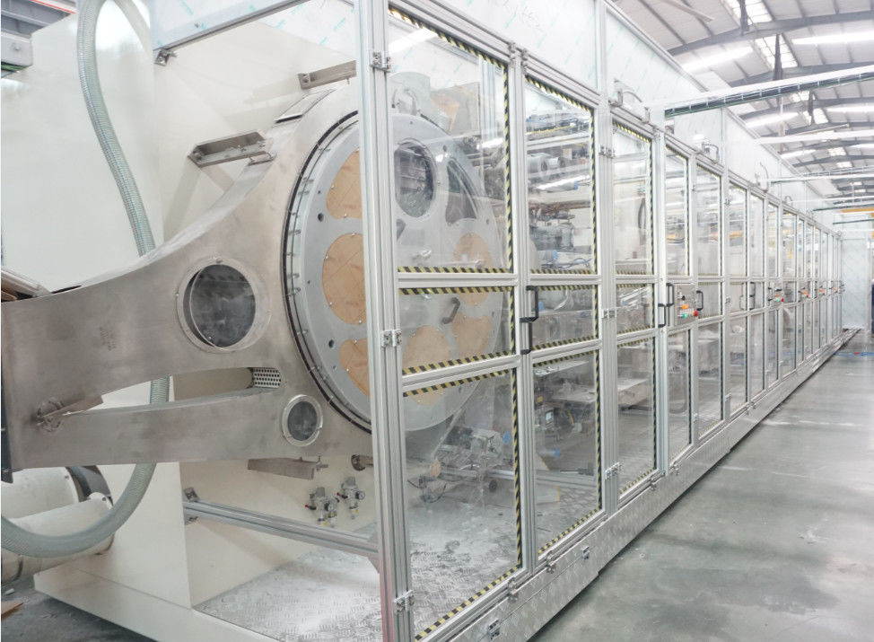 Full Automatic Mitsubishi Baby Diaper Machine 500 PPM 3% Defective Rate